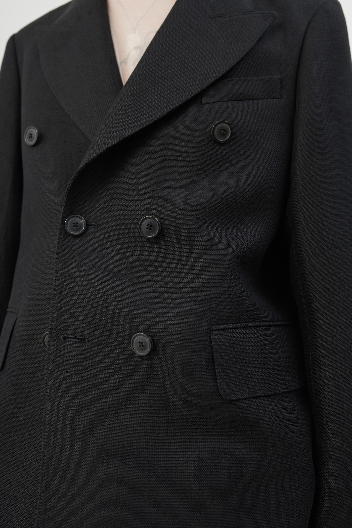 Our Legacy - Unconstructed DB Blazer Black Fine Sack