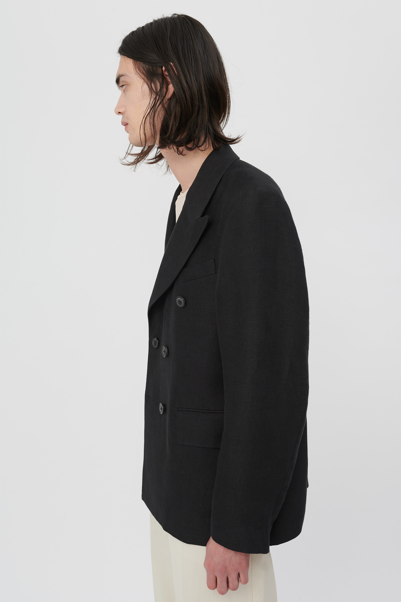 Our Legacy - Unconstructed DB Blazer Black Fine Sack
