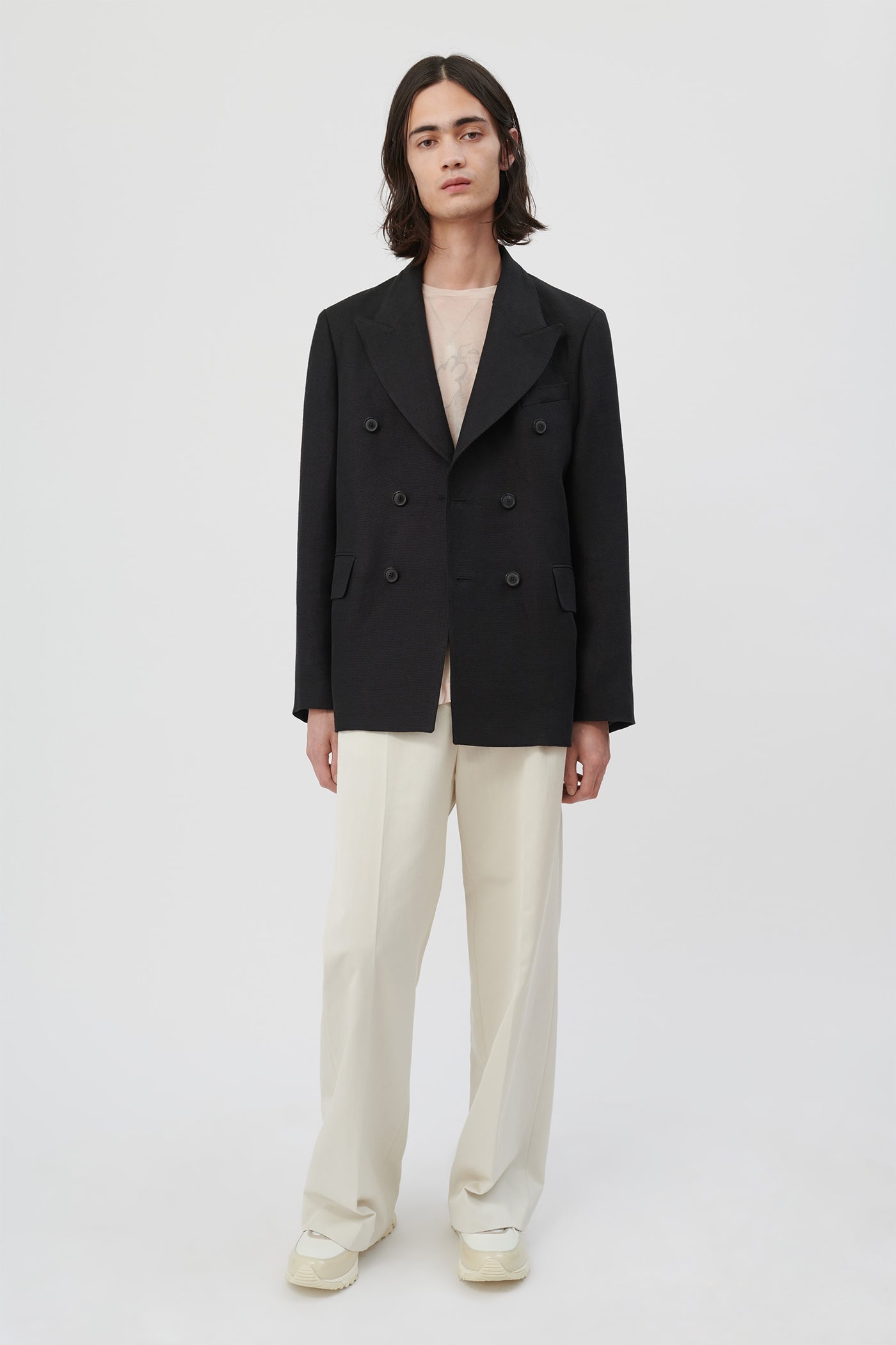 Our Legacy - Unconstructed DB Blazer Black Fine Sack