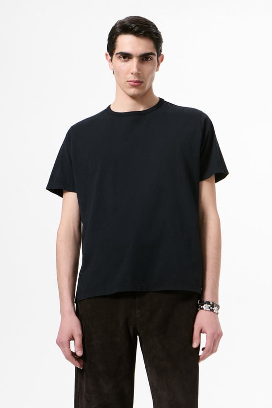 Our Legacy - New Box T-Shirt Black Clean Jersey