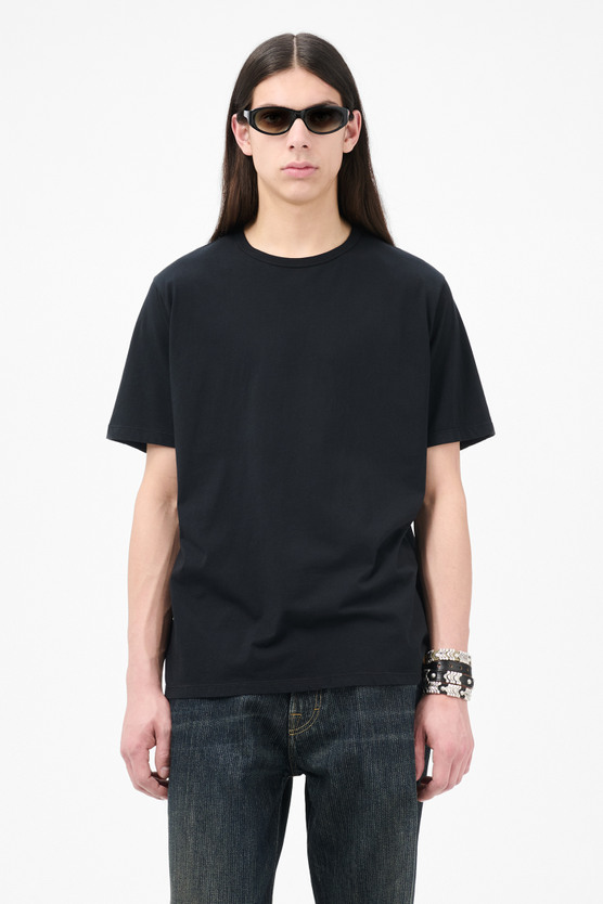 Our Legacy - New Box T-Shirt Black Clean Jersey