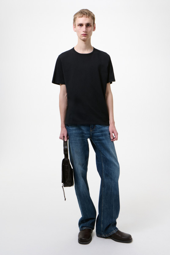 Our Legacy - New Box T-Shirt Black Clean Jersey