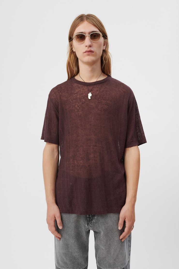 KNITTED BOX TEE