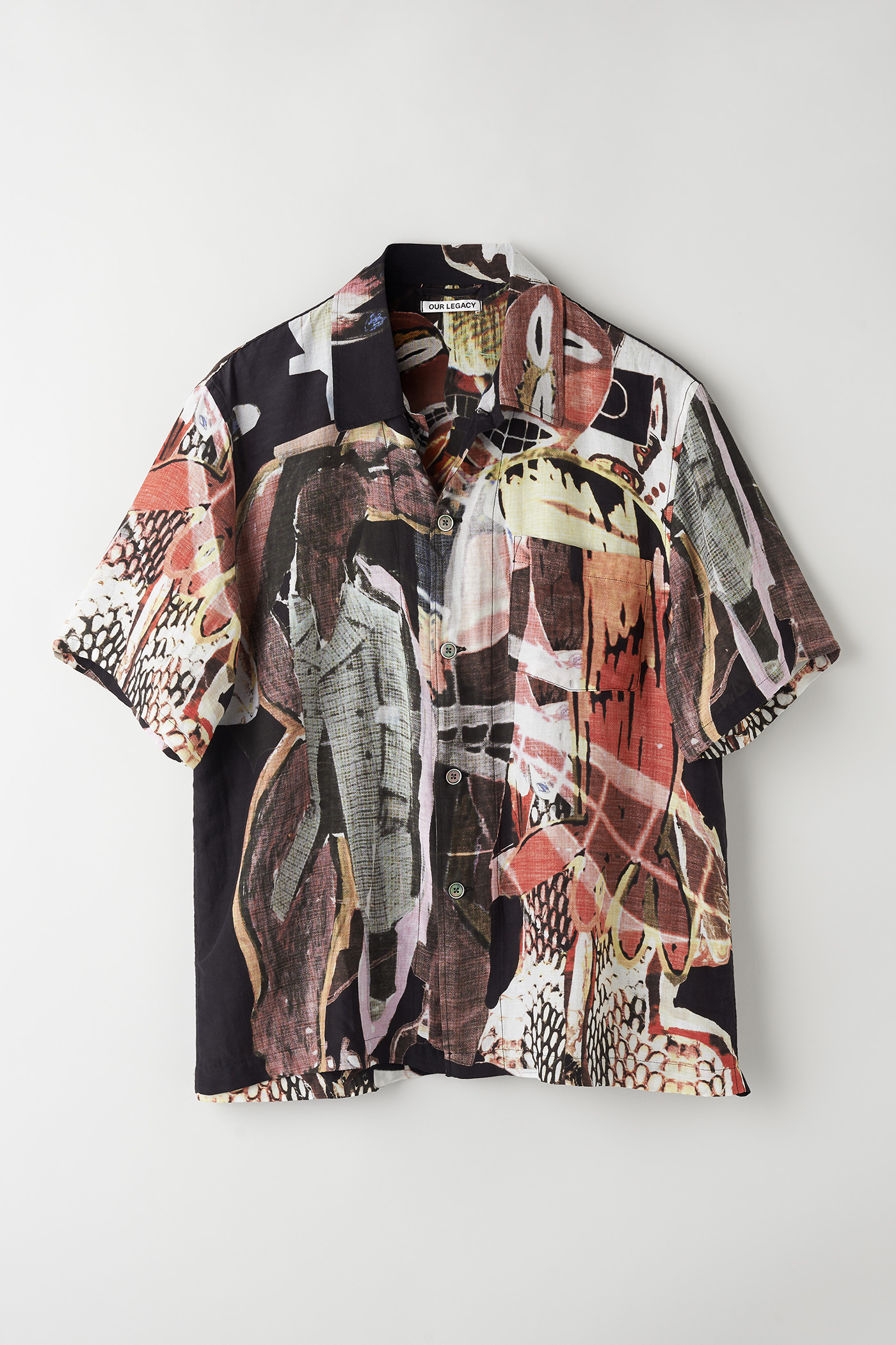Our Legacy - Box Shirt Shortsleeve Peace Crowd