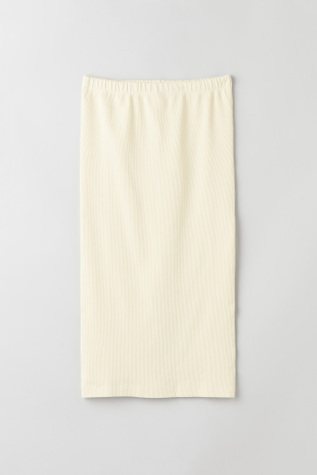 Rib Tube Skirt Nicotine