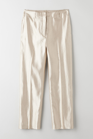Service Trouser Beige Stripe
