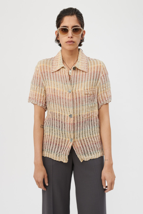 SHORT SLEEVE SQUARE SHIRT