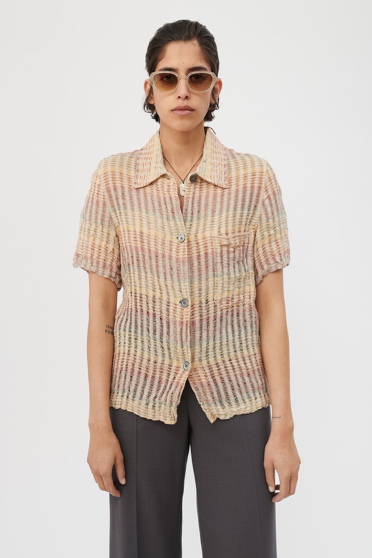 SHORT SLEEVE SQUARE SHIRT