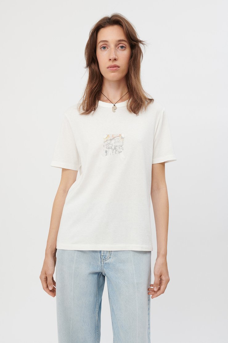 SQUARE ROUND NECK