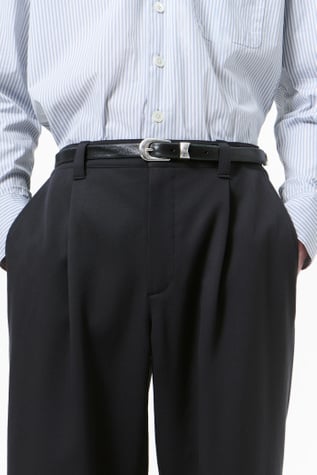 OURLEGACY 2CM BELT ブラック 80cm Our Legacy - Belt 2 cm Black