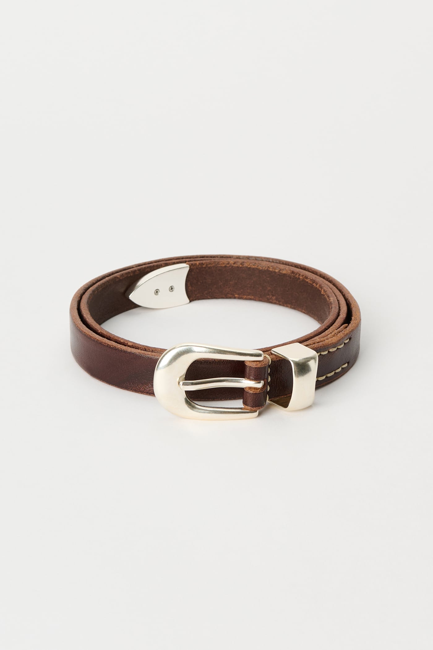 【未使用】OUR LEGACY 2CM BELT / BROWN LEATHER Our Legacy - Belt 2 cm Brown Leather