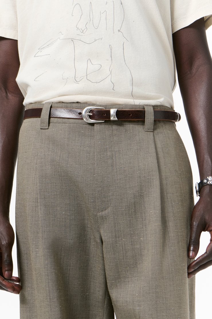 Our Legacy - Belt 2 cm Brown Leather