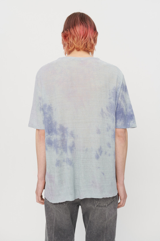 Our Legacy - Knitted Box Tee Sky Tie Dye Linen