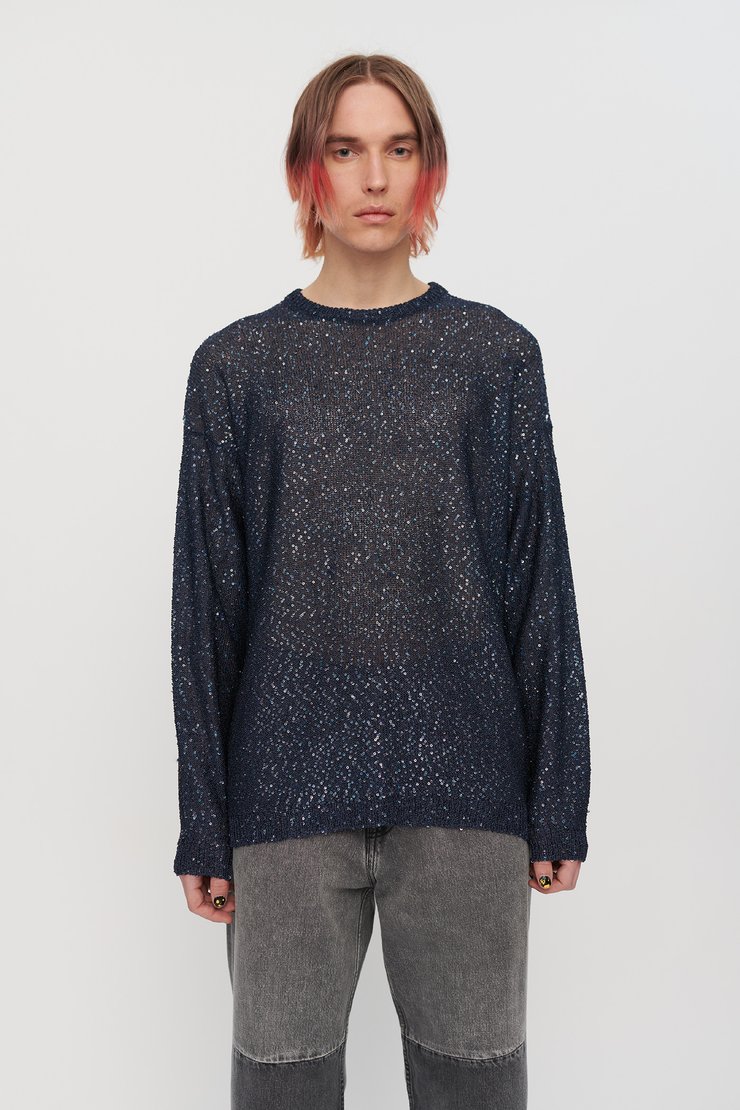 POPOVER ROUNDNECK SEQUIN STORM