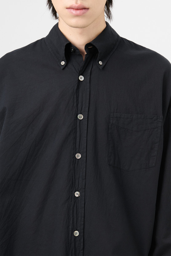 トップス OUR LEGACY Borrowed BD Shirt MR192BB Our Legacy - Borrowed BD Shirt Black Voile