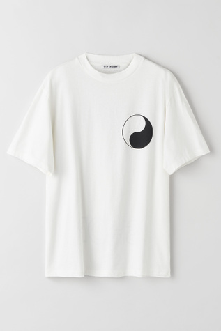 Our Legacy - Box T-Shirt White Yin Yang Print