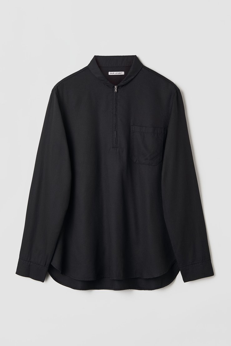 SHAWL ZIP SHIRT