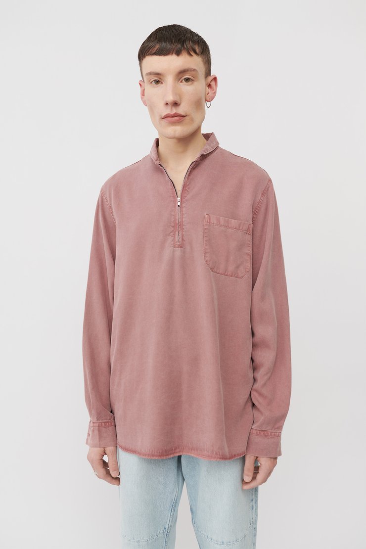 SHAWL ZIP SHIRT