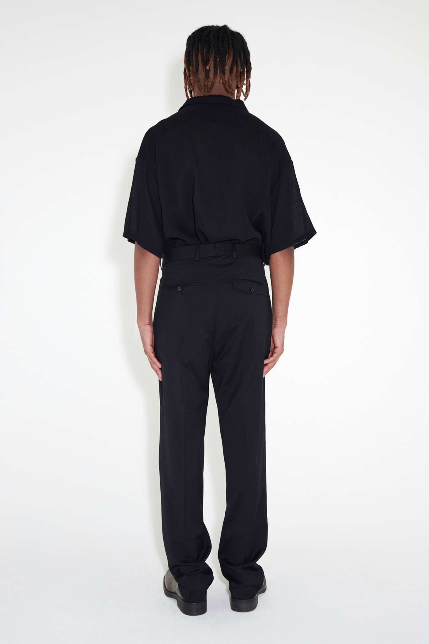 High Top Chino Black Recycled Poly