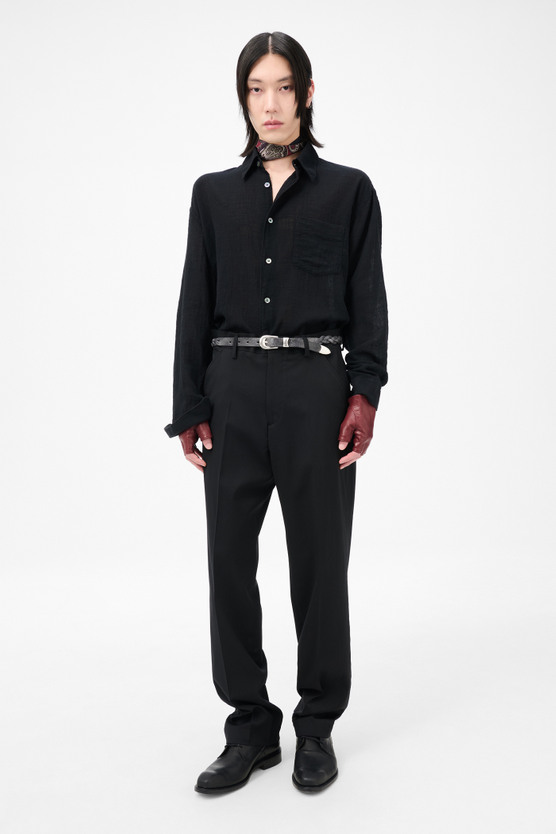 Our Legacy - Chino 22 Black Worsted Wool