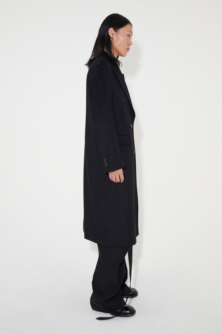 Our Legacy - DB Coat Black Heavy Melton | Our Legacy