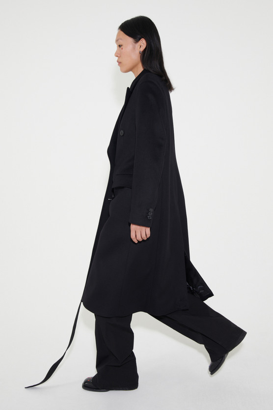 【0658】Black heavy melton over coat 8233_aa96b533b8-