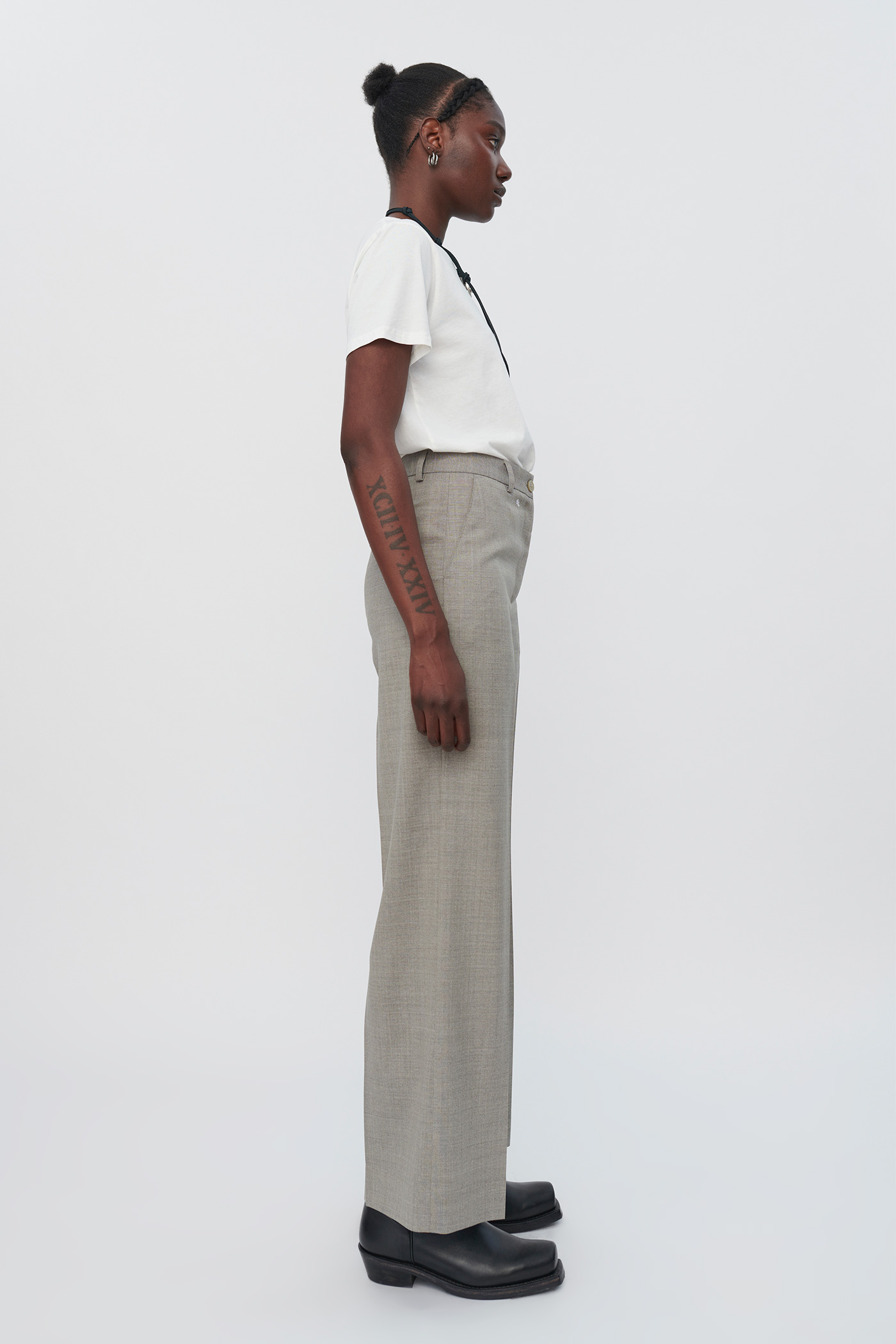 な*ん様 Ntrul BASIC TROUSERS GRAY 3 DISSONA NTRUL BASIC TROUSERS GRAY – DISSONANCE