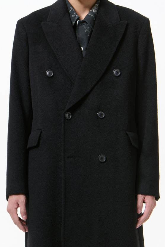 Our Legacy - Whale Coat Black Hairy Wool