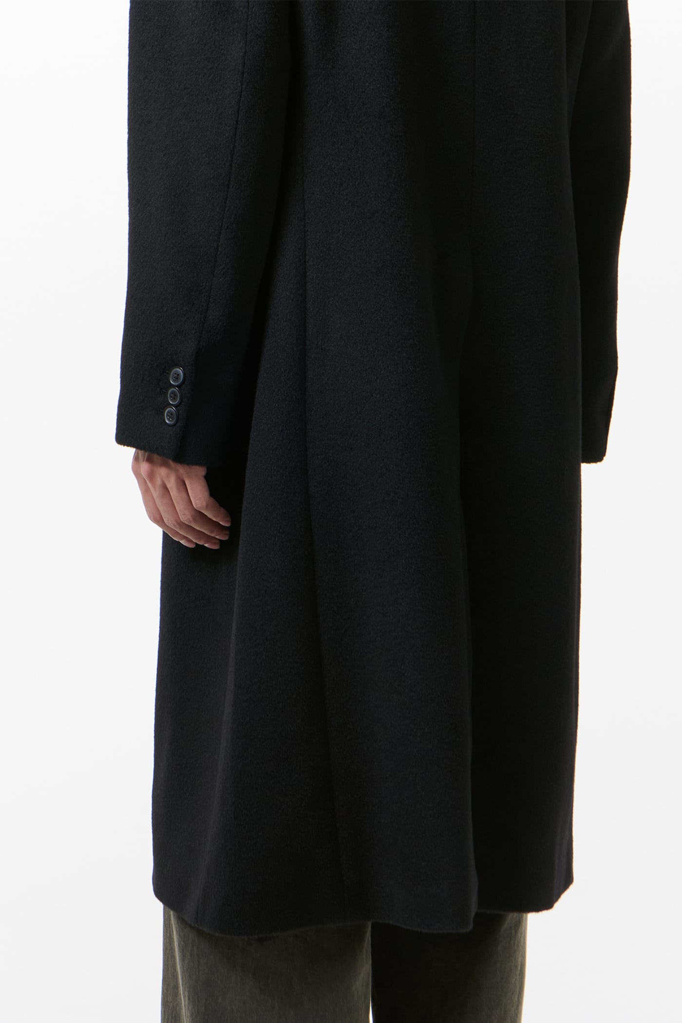 Our Legacy - Whale Coat Black Hairy Wool