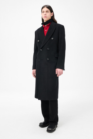 Our Legacy - Whale Coat Black Hairy Wool