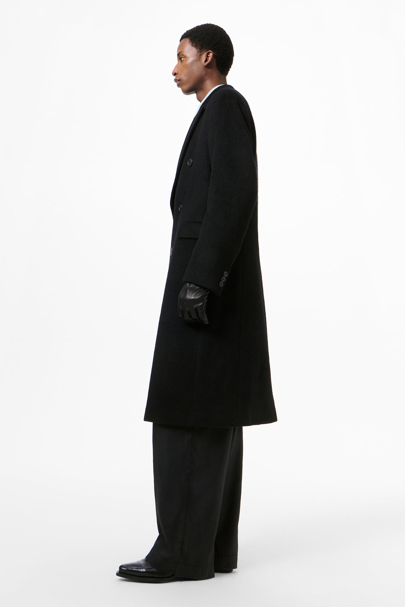 Our Legacy - Whale Coat Black Hairy Wool