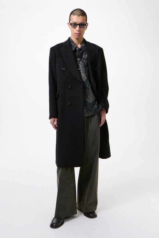 Our Legacy - Whale Coat Black Hairy Wool