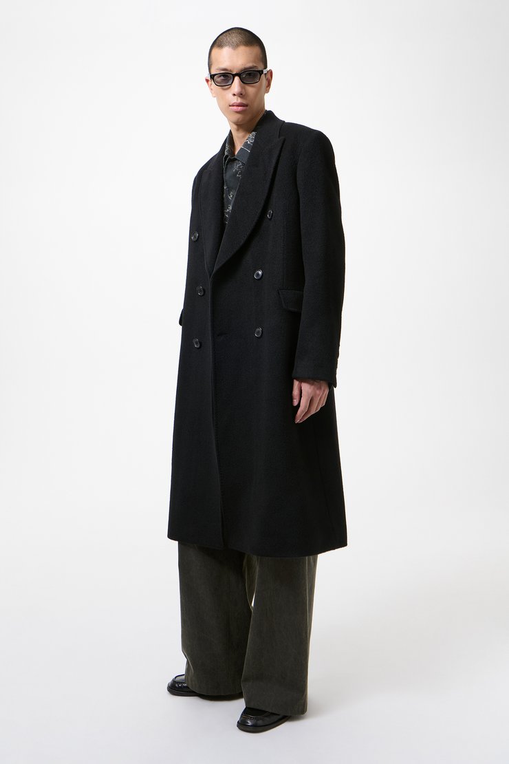 Our Legacy - Whale Coat Black Hairy Wool