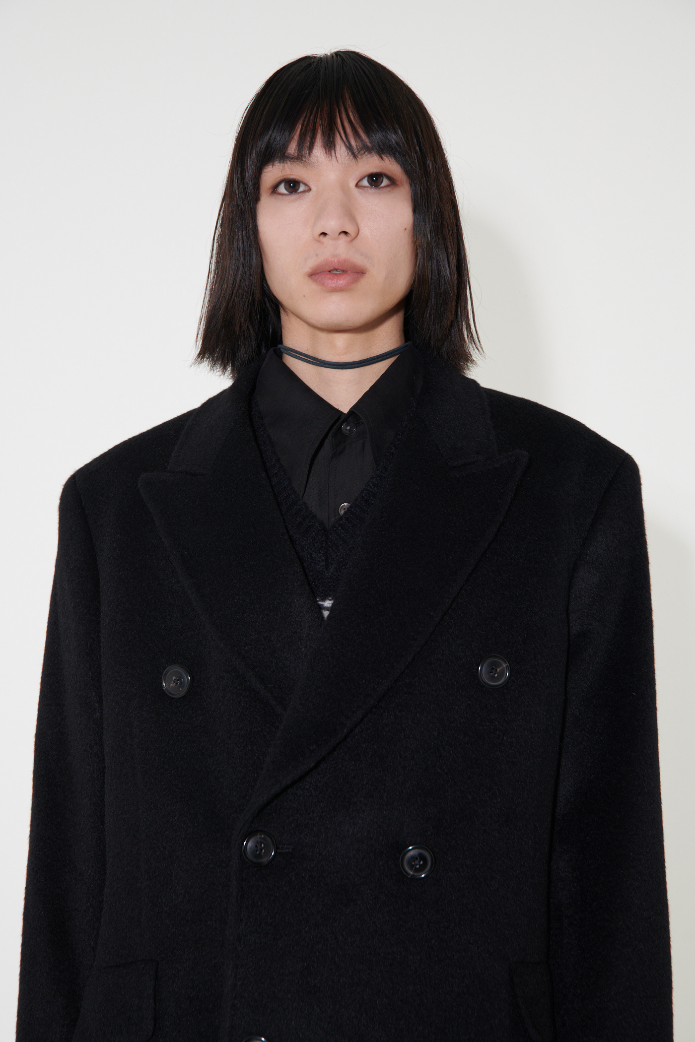 Our Legacy - Whale Coat Black Hairy Wool
