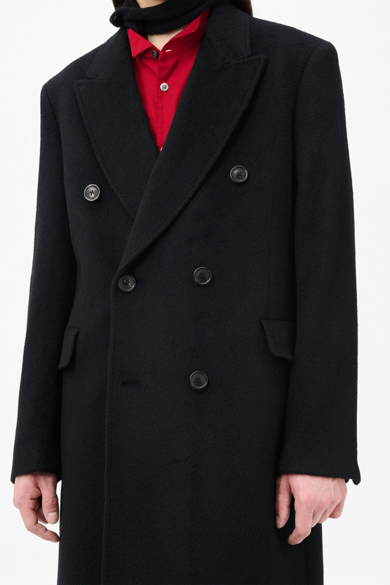 ジャケット・アウター Our Legacy 24AW Whale Coat Our Legacy - Whale Coat Black Hairy Wool