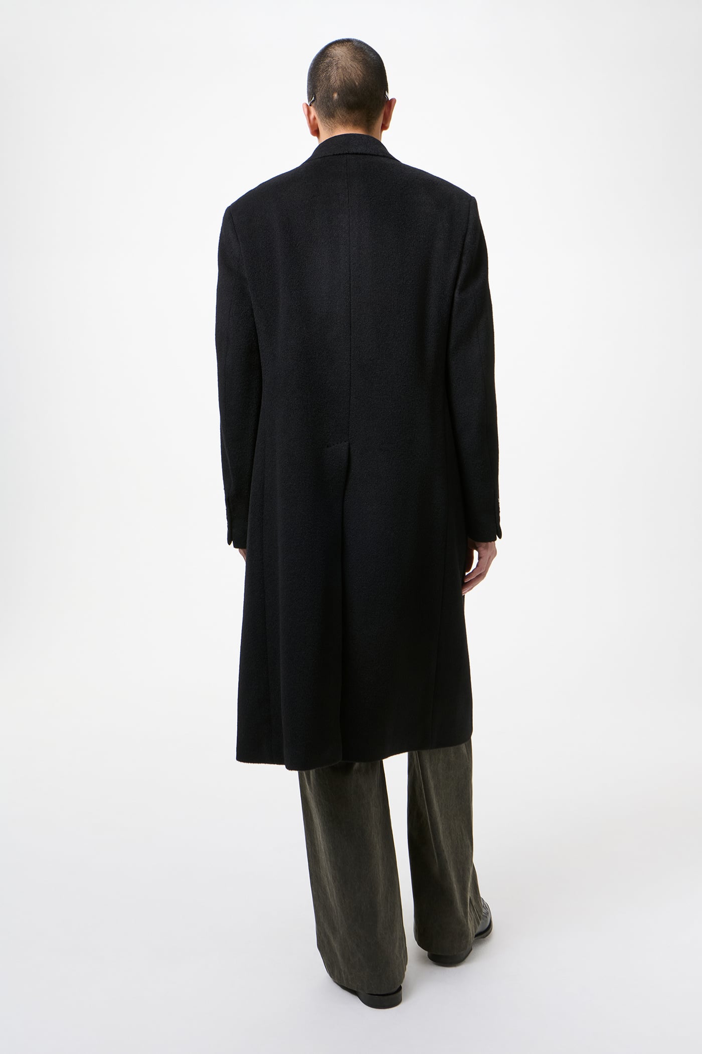 Our Legacy - Whale Coat Black Hairy Wool