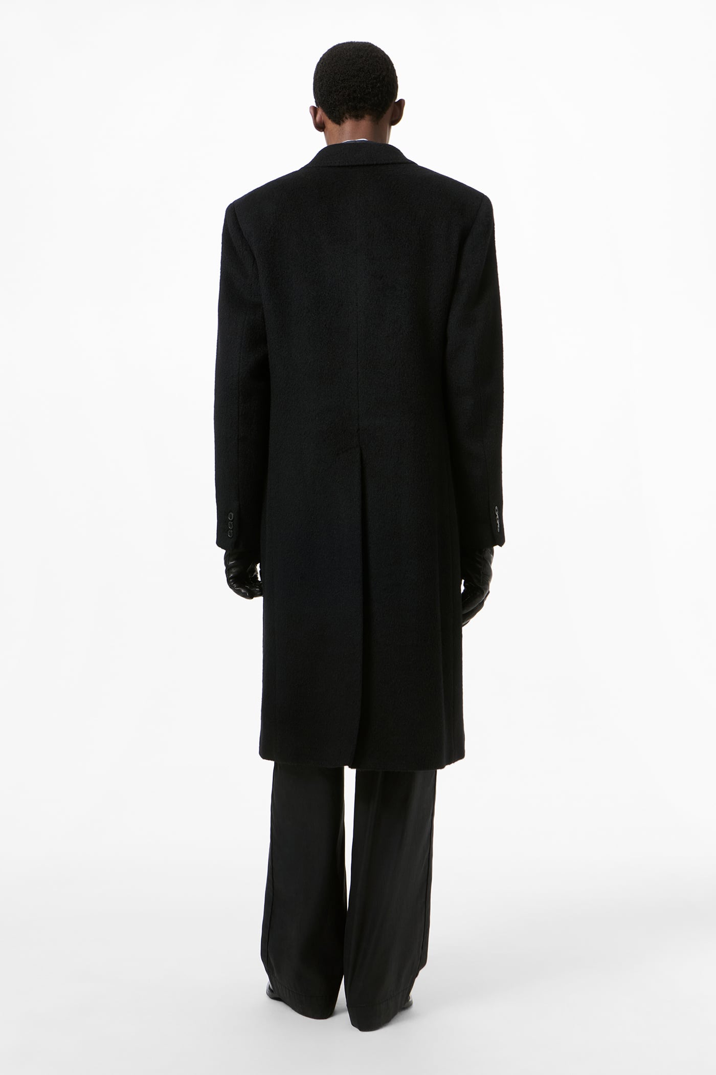 Our Legacy - Whale Coat Black Hairy Wool