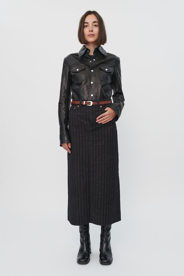 FULL DENIM SKIRT