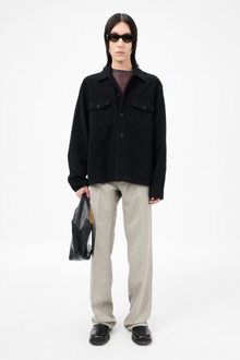 ジャケット・アウター ourlegacy reversible varsity jacket 48 Our Legacy - Reversible Varsity Jacket Mud Dyed Cotton