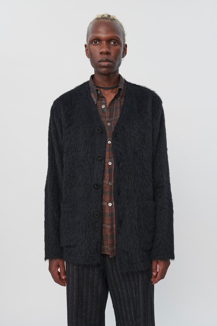 Cardigan Black Mohair | Our Legacy