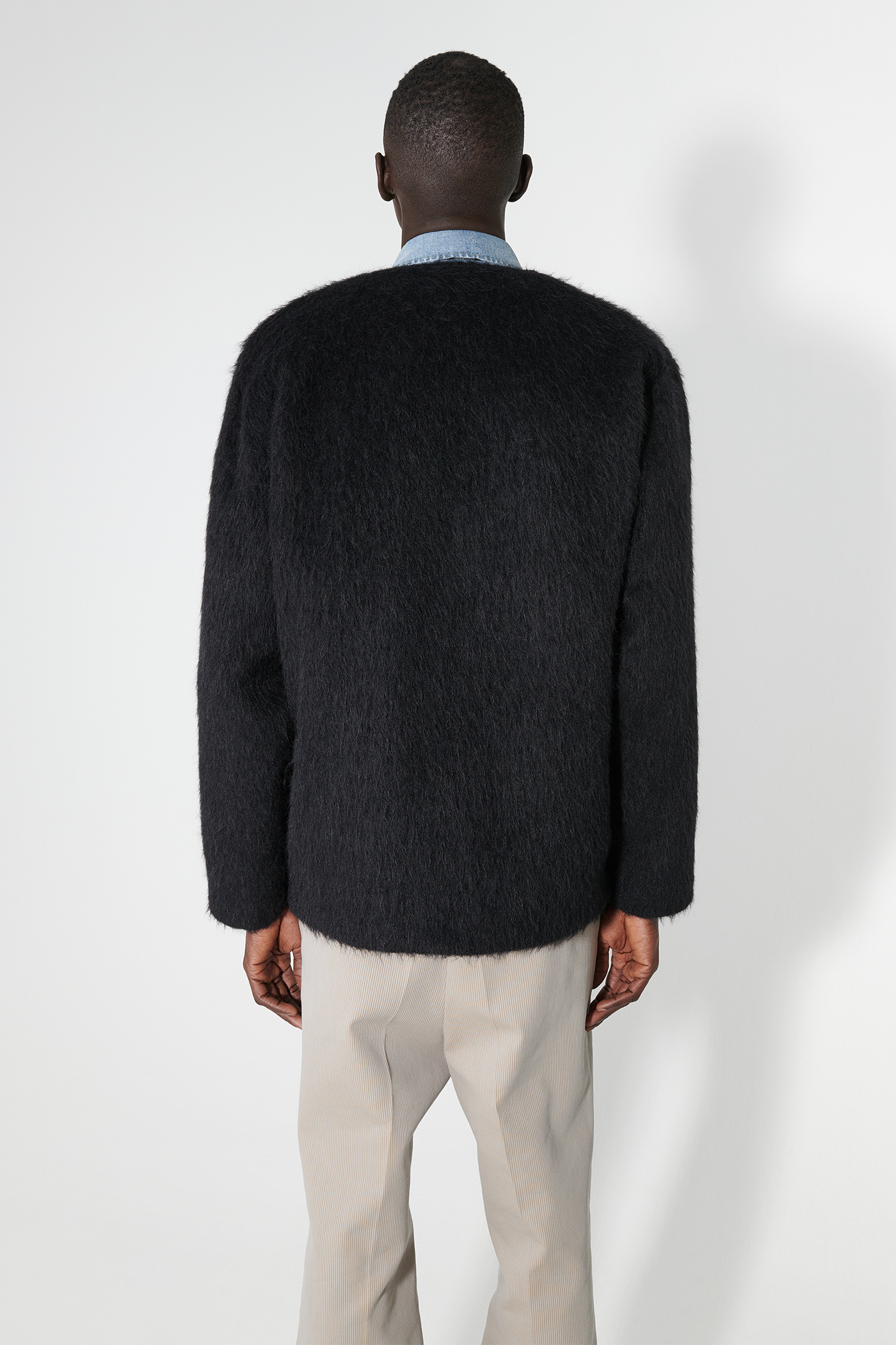 Our Legacy - Cardigan Olive Melange Mohair