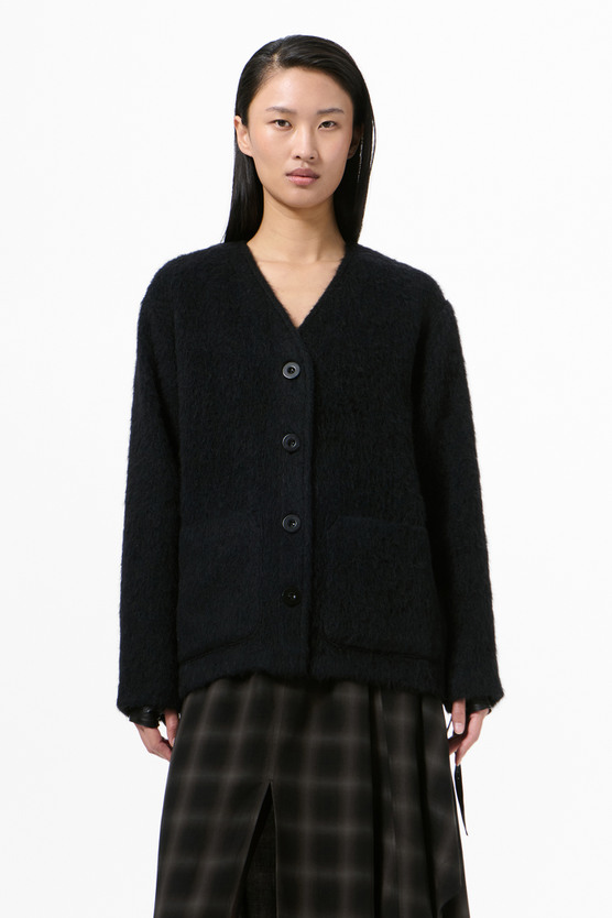 Our Legacy - Cardigan Black Mohair
