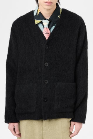 Our Legacy - Cardigan Black Mohair