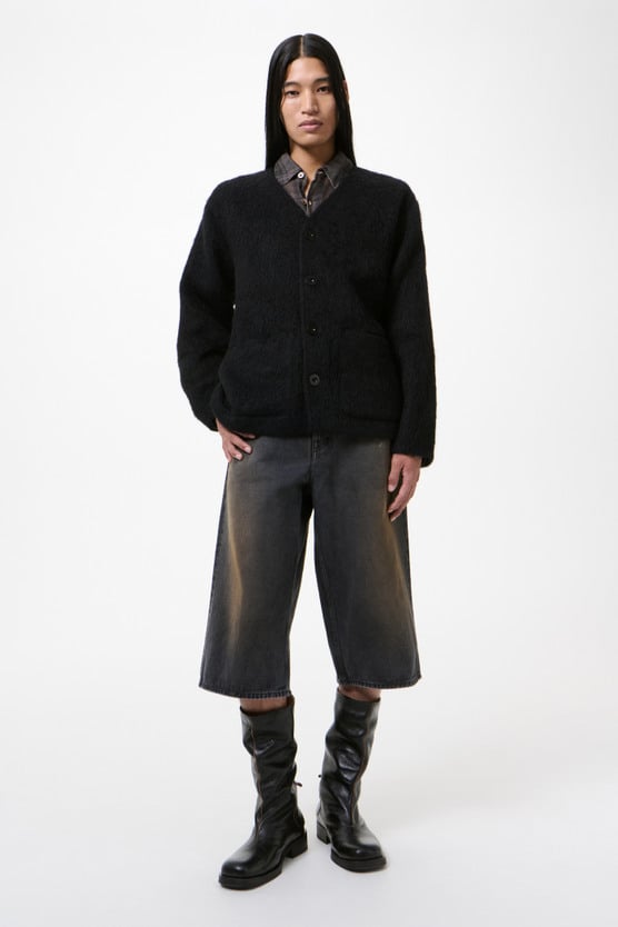 Our Legacy - Cardigan Black Mohair