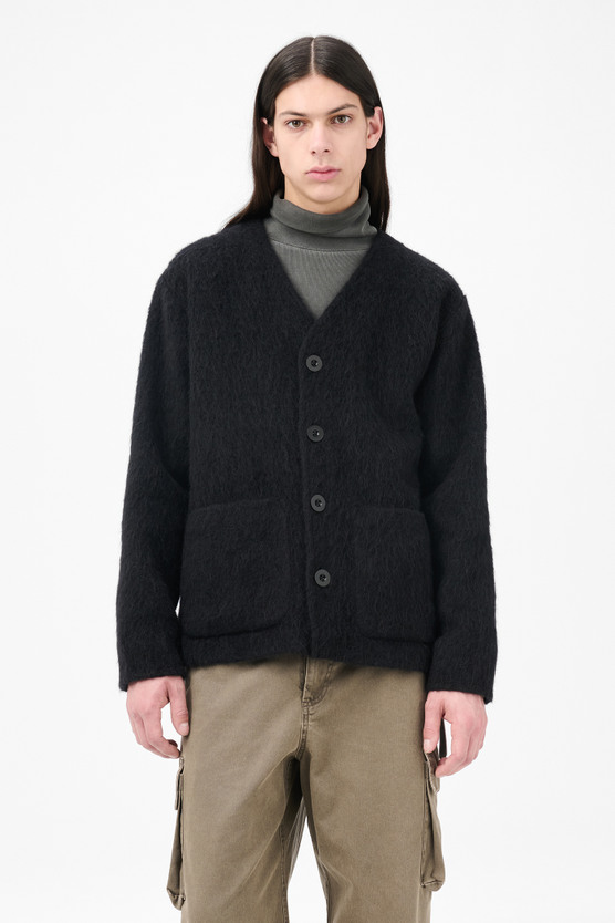 Our Legacy - Cardigan Black Mohair