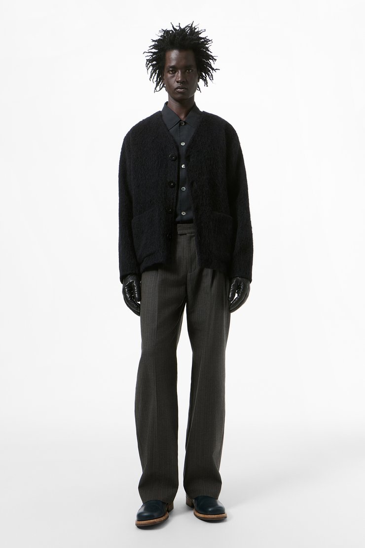 Our Legacy - Cardigan Black Mohair