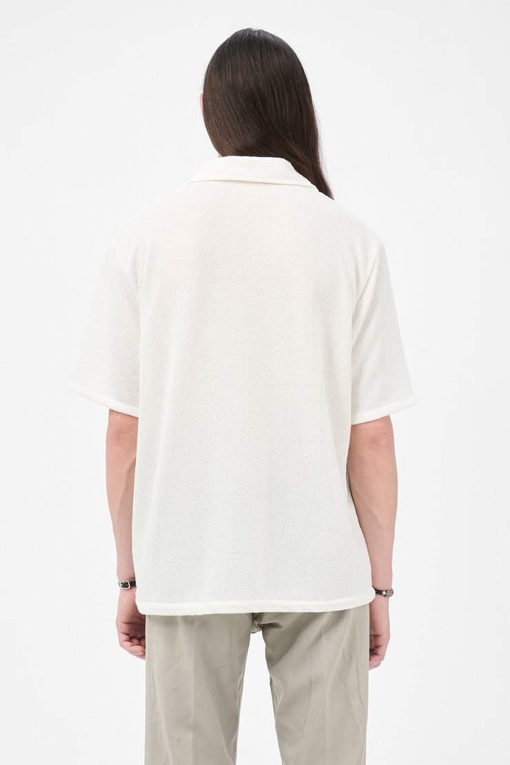 Tシャツ・カットソー OUR LEGACY White cotton Coco shirt (M2222CW OFFWHIAIRCOT) Our Legacy - Beyond BD Shirt White Non-Iron Crisp Cotton