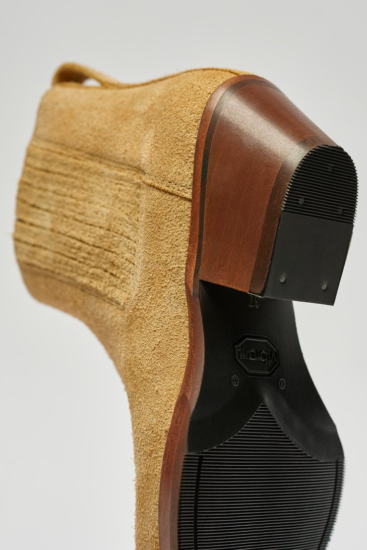 Our Legacy - Cuban Boot Black Hairy Suede