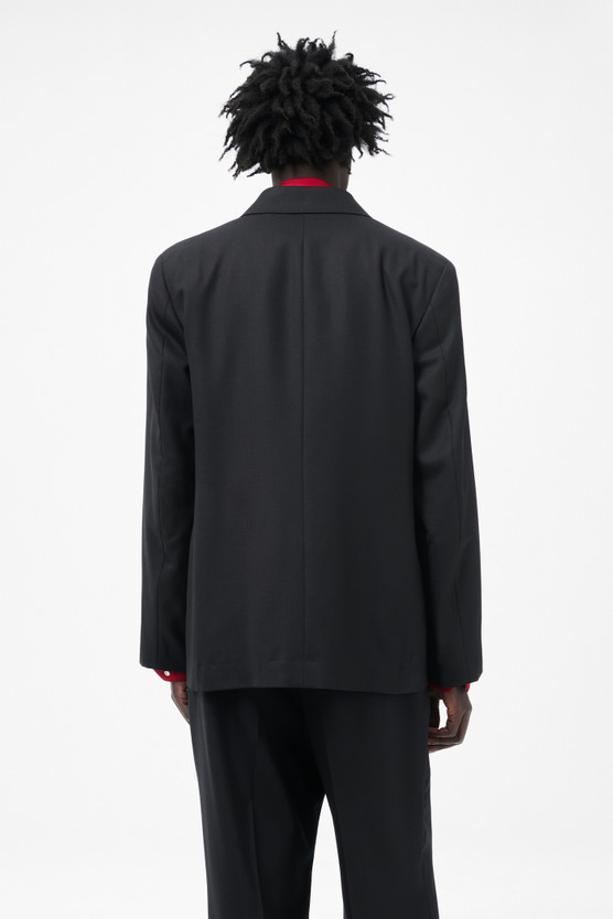 Our Legacy - Unconstructed DB Blazer Black Panama Wool