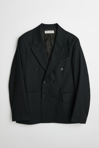 新品 OUR LEGACY 24AW EMBRACE BLAZER ブレザー Our Legacy - Embrace Blazer Draping Black Canvas